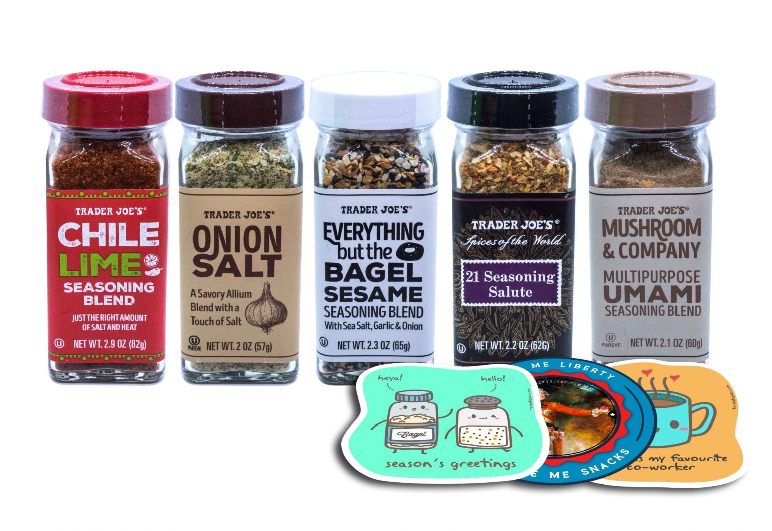 Trader Joe's Best Spices 21 Salute Seasoning, Onion Salt, Umami
